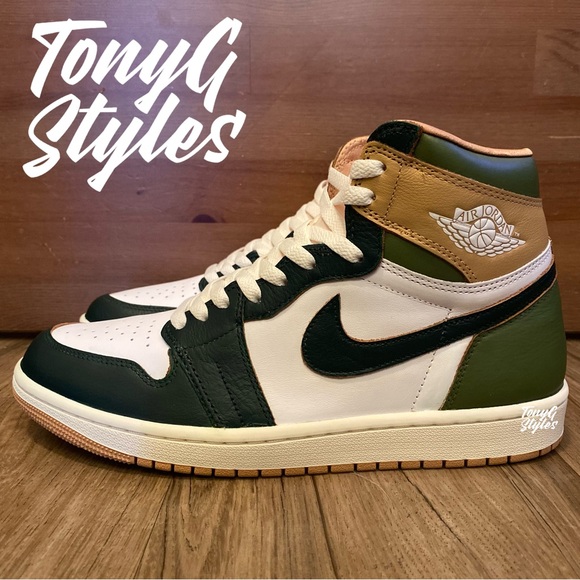🐸NEW🐸 CUSTOM AIR JORDAN 1 RETRO HI - Picture 6 of 16